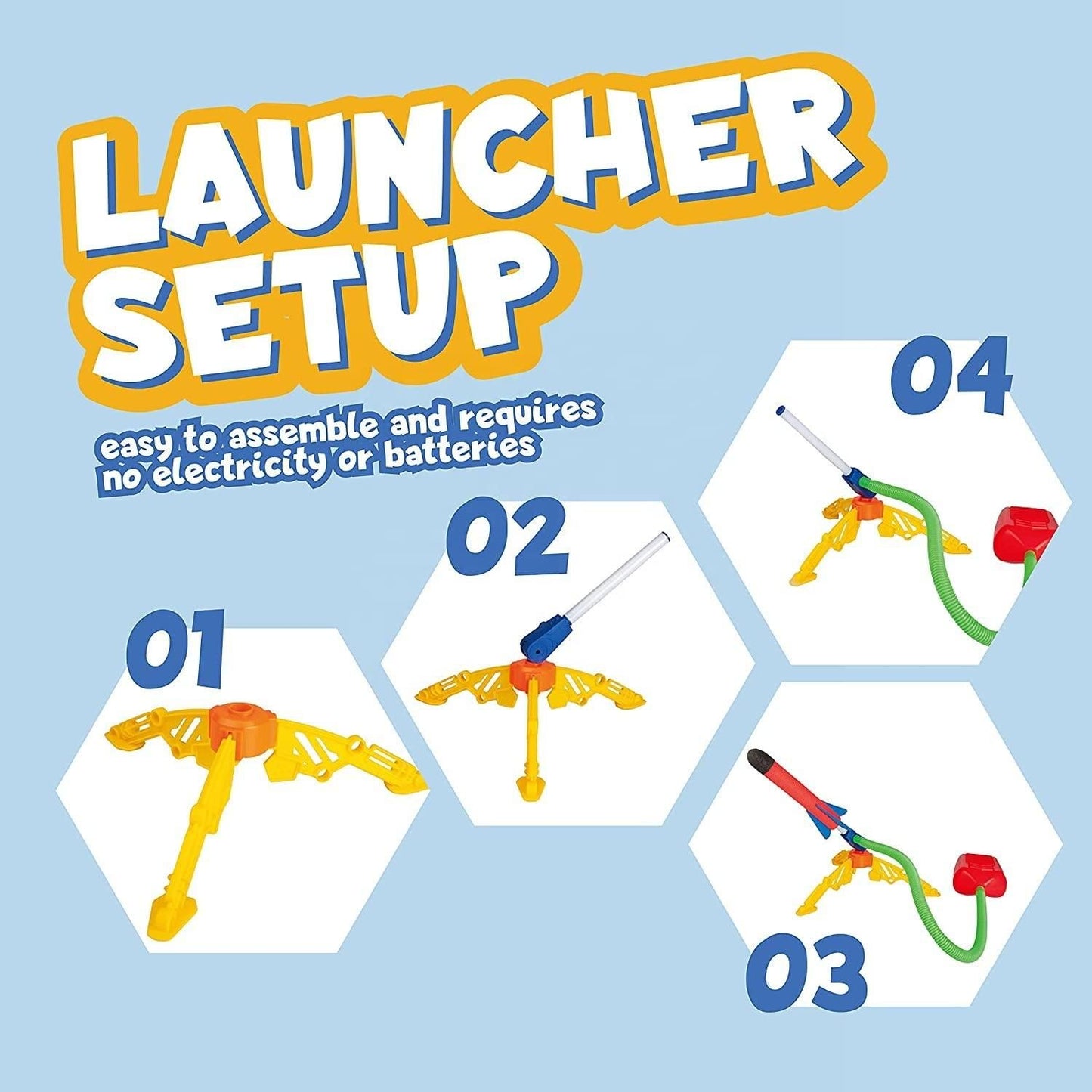 Rocket Air Pressure Toy for Kids